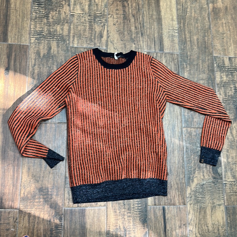 Scotch & Soda Maison Scotch Dans La Nuit Orange sweater - Picture 3 of 8